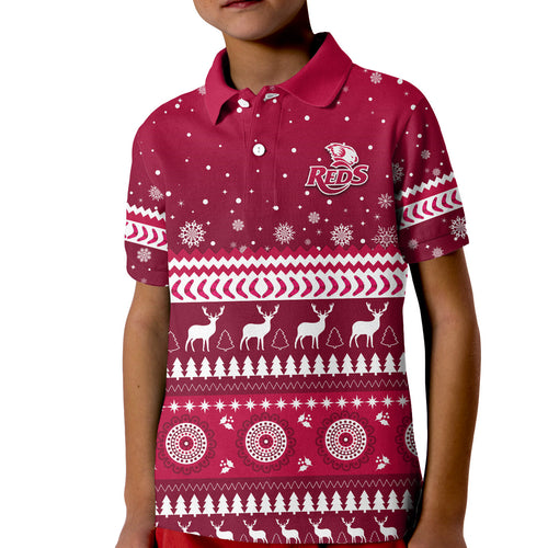 reds-christmas-polo-shirt-kid-queensland-rugby-indigenous