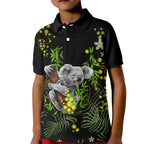 custom-personalised-golden-wattle-polo-shirt-kid-koala-australia-acacia-pycnantha-version-simple