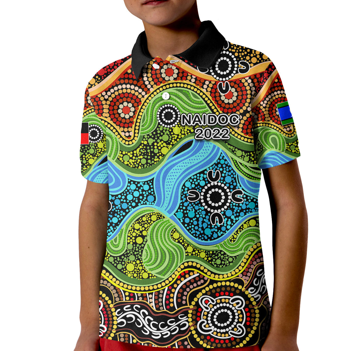 naidoc-week-2022-polo-shirt-kid-indigenous-style