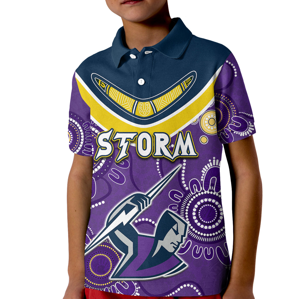 (Custom Personalised) Go Storm Rugby Aboriginal Boomerang Polo Shirt Jersey  LT6