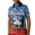 canterbury-bankstown-bulldogs-polo-shirt-kid-anzac-day-poppy-flowers-with-aboriginal