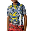cowboys-polo-shirt-kid-anzac-day-poppy-flowers-with-aboriginal