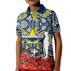 cowboys-polo-shirt-kid-anzac-day-poppy-flowers-with-aboriginal