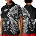 new-zealand-haka-rugby-maori-polo-shirt-kid-silver-fern-vibes-black