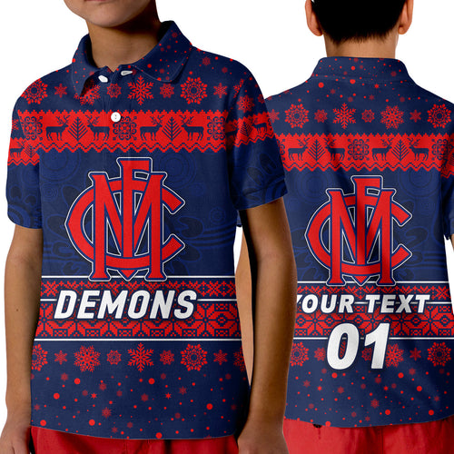 custom-personalised-melbourne-demons-polo-shirt-kid-christmas-simple-style