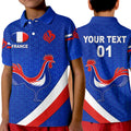 custom-personalised-france-rugby-polo-shirt-kid-rose-simple-style-blue