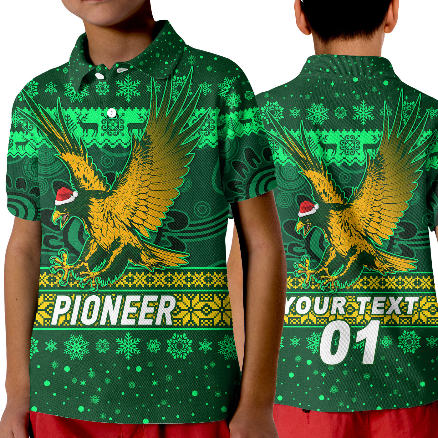 custom-personalised-pioneer-football-club-polo-shirt-kid-christmas-simple-style