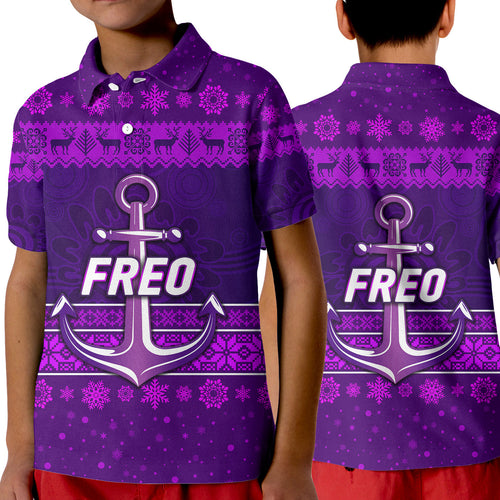 fremantle-dockers-polo-shirt-kid-freo-christmas-simple-style-purple
