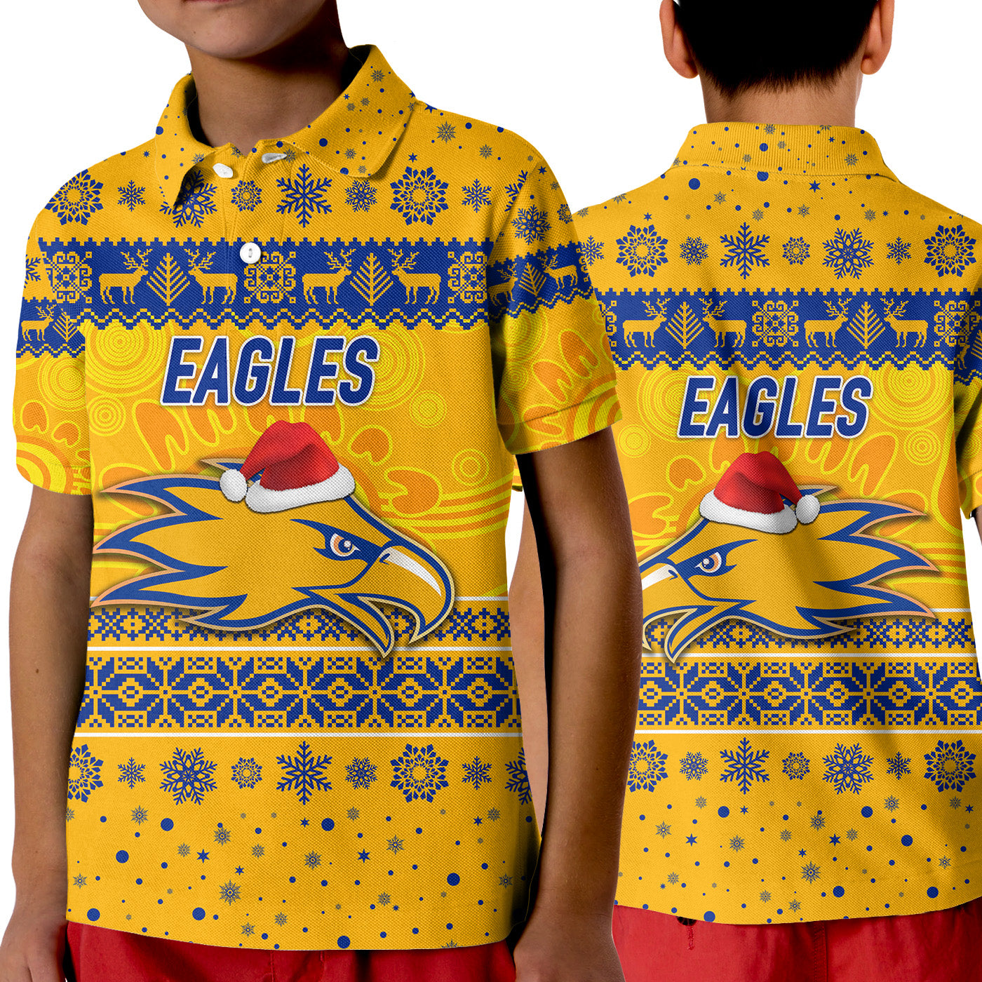 west-coast-eagles-polo-shirt-kid-christmas-simple-style-gold