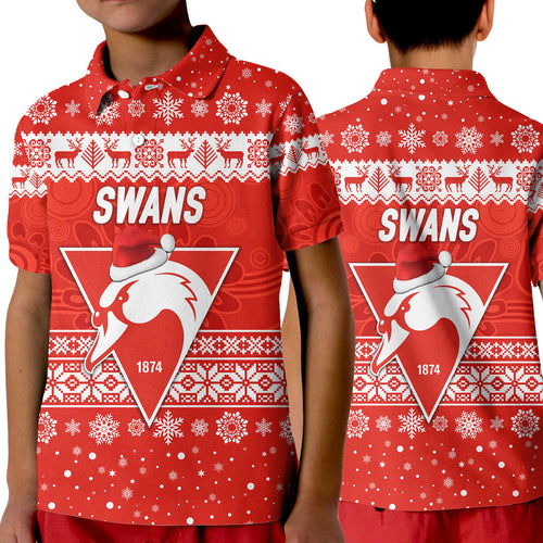 sydney-swans-polo-shirt-kid-christmas-simple-style