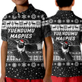 yuendumu-magpies-football-club-polo-shirt-kid-christmas-simple-style-black