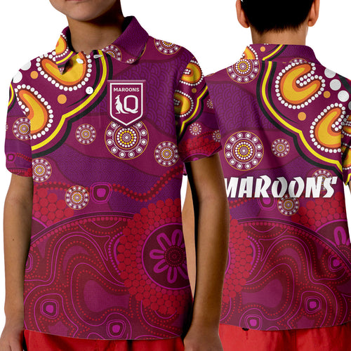 queensland-maroons-aboriginal-polo-shirt-kid-indigenous-vibes