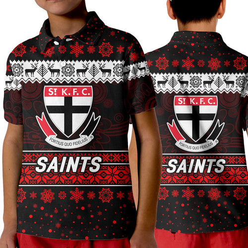st-kilda-saints-polo-shirt-kid-christmas-simple-style