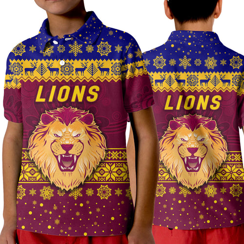 brisbane-lions-polo-shirt-kid-christmas-simple-style
