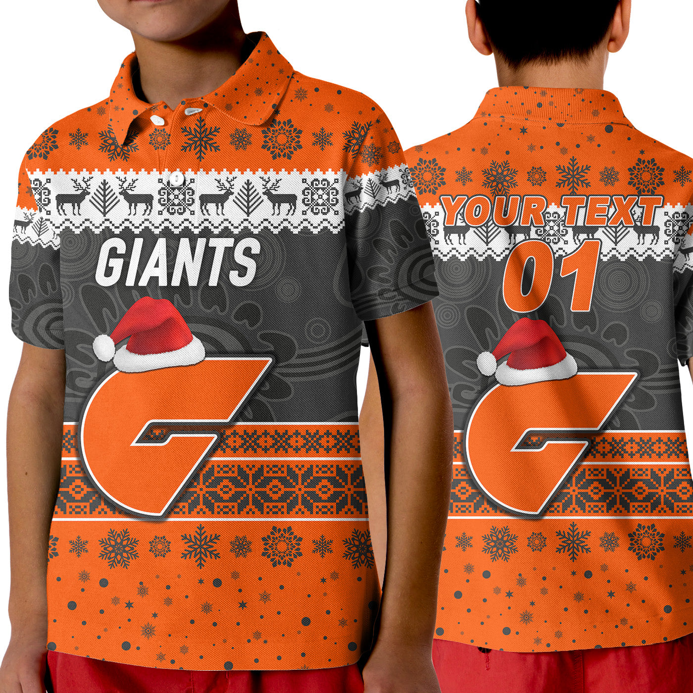 custom-personalised-greater-western-sydney-polo-shirt-kid-giants-christmas-simple-style