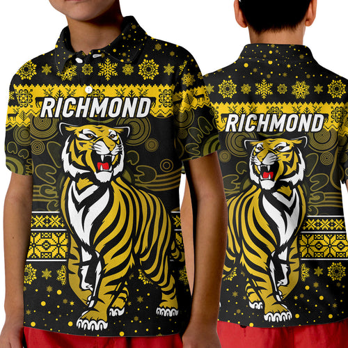 richmond-tigers-polo-shirt-kid-christmas-simple-style