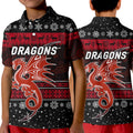 st-george-illawarra-dragons-polo-shirt-kid-christmas-simple-style-black