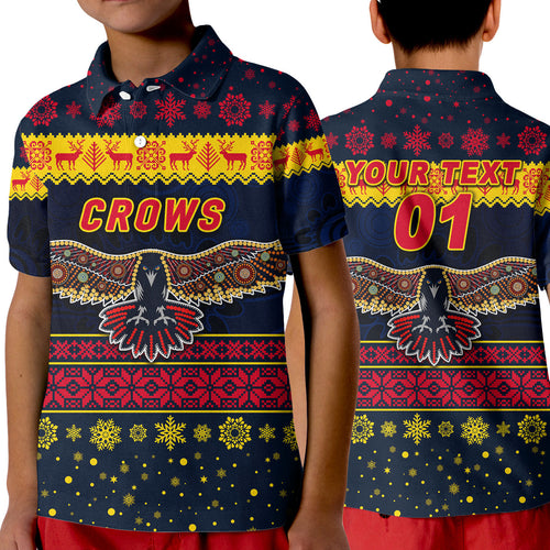 custom-personalised-adelaide-crows-polo-shirt-kid-christmas-simple-style