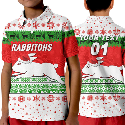 custom-personalised-south-sydney-rabbitohs-polo-shirt-kid-christmas-simple-style-white