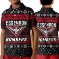 essendon-bombers-polo-shirt-kid-christmas-simple-style-black