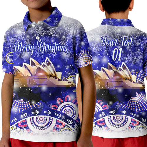 custom-personalised-australian-sydney-opera-house-christmas-polo-shirt-kid-original-style-blue