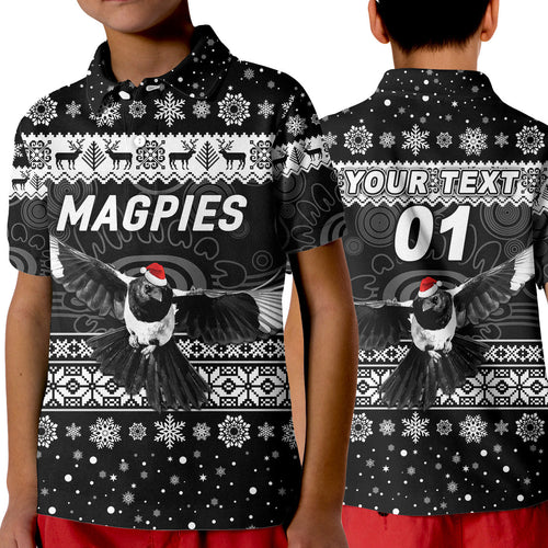 custom-personalised-collingwood-magpies-polo-shirt-kid-christmas-simple-style