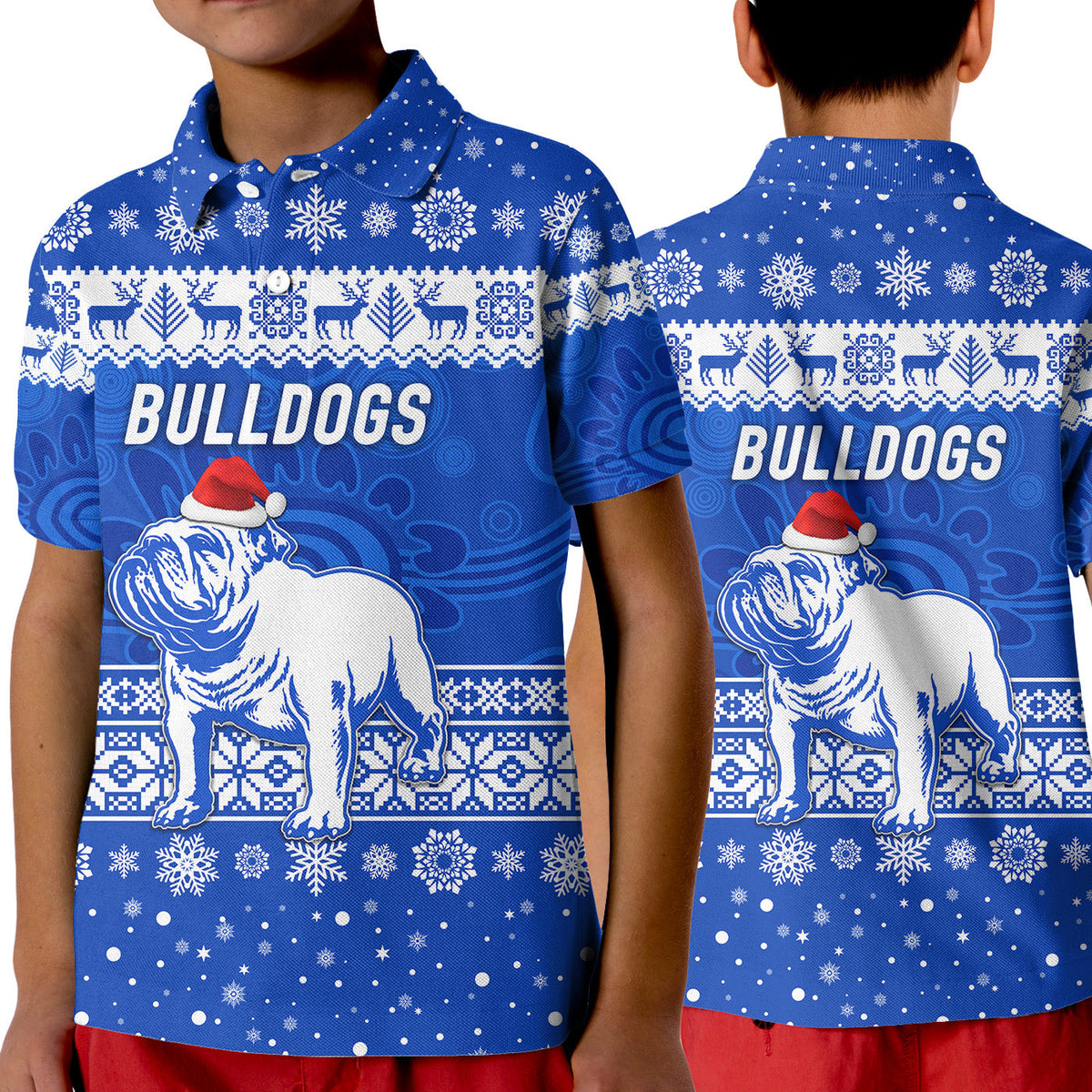 canterbury-bankstown-bulldogs-polo-shirt-kid-christmas-simple-style-blue