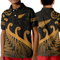 new-zealand-rugby-maori-polo-shirt-kid-silver-fern-koru-vibes-gold