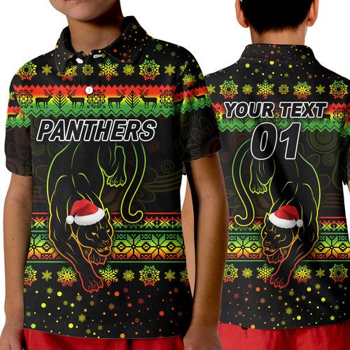 custom-personalised-penrith-panthers-polo-shirt-kid-christmas-simple-style
