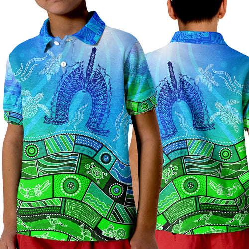aboriginal-torres-strait-islands-polo-shirt-kid-towards-the-light