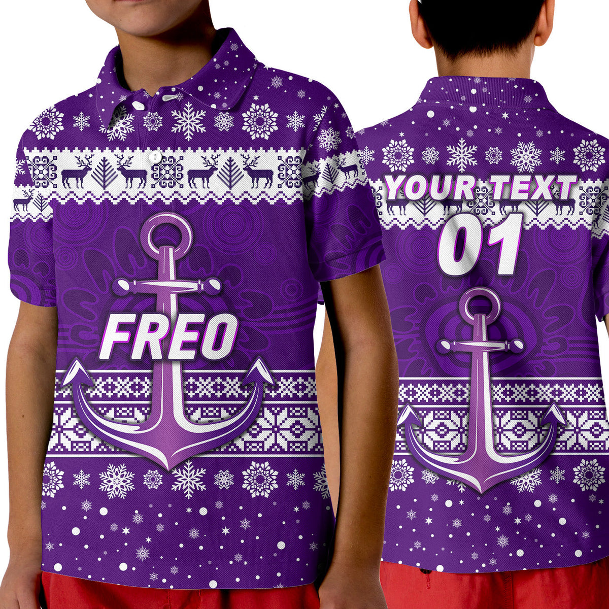 custom-personalised-fremantle-dockers-polo-shirt-kid-freo-christmas-simple-style-white