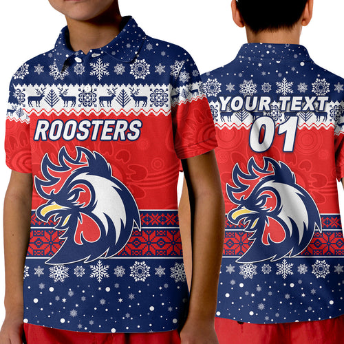 custom-personalised-sydney-roosters-polo-shirt-kid-christmas-simple-style-blue