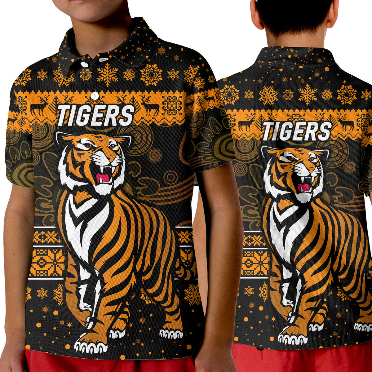 wests-tigers-polo-shirt-kid-christmas-simple-style