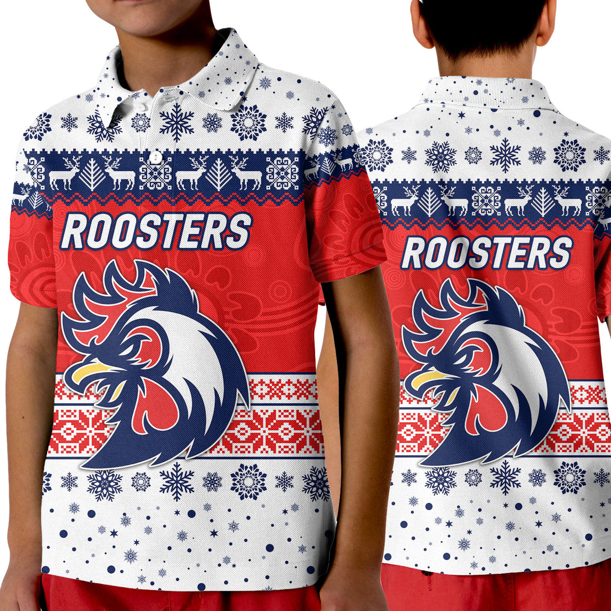 sydney-roosters-polo-shirt-kid-christmas-simple-style-white