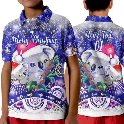 custom-personalised-australian-koala-polo-shirt-kid-original-style-blue