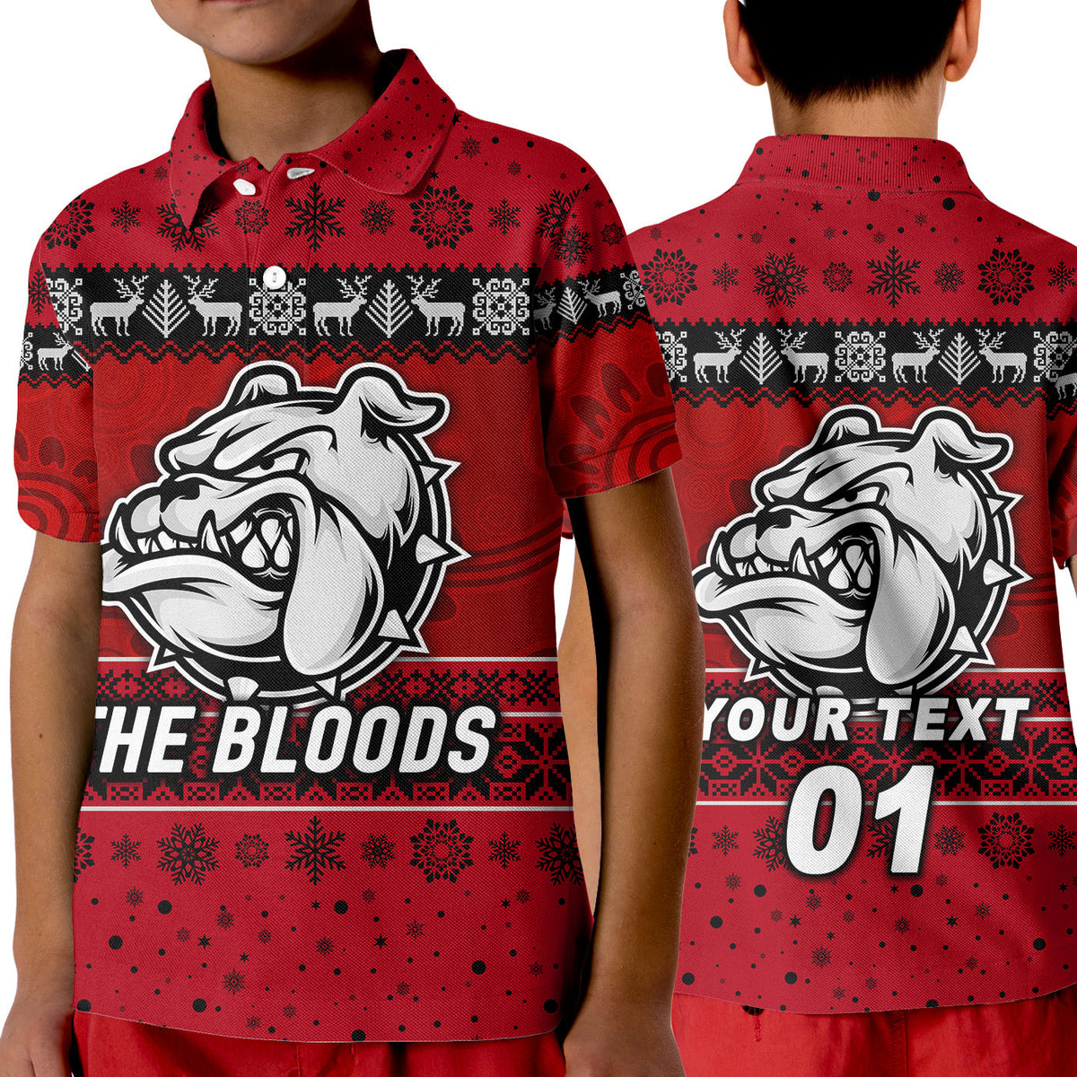 custom-personalised-west-football-club-alice-springs-polo-shirt-kid-christmas-the-bloods-simple-style-red