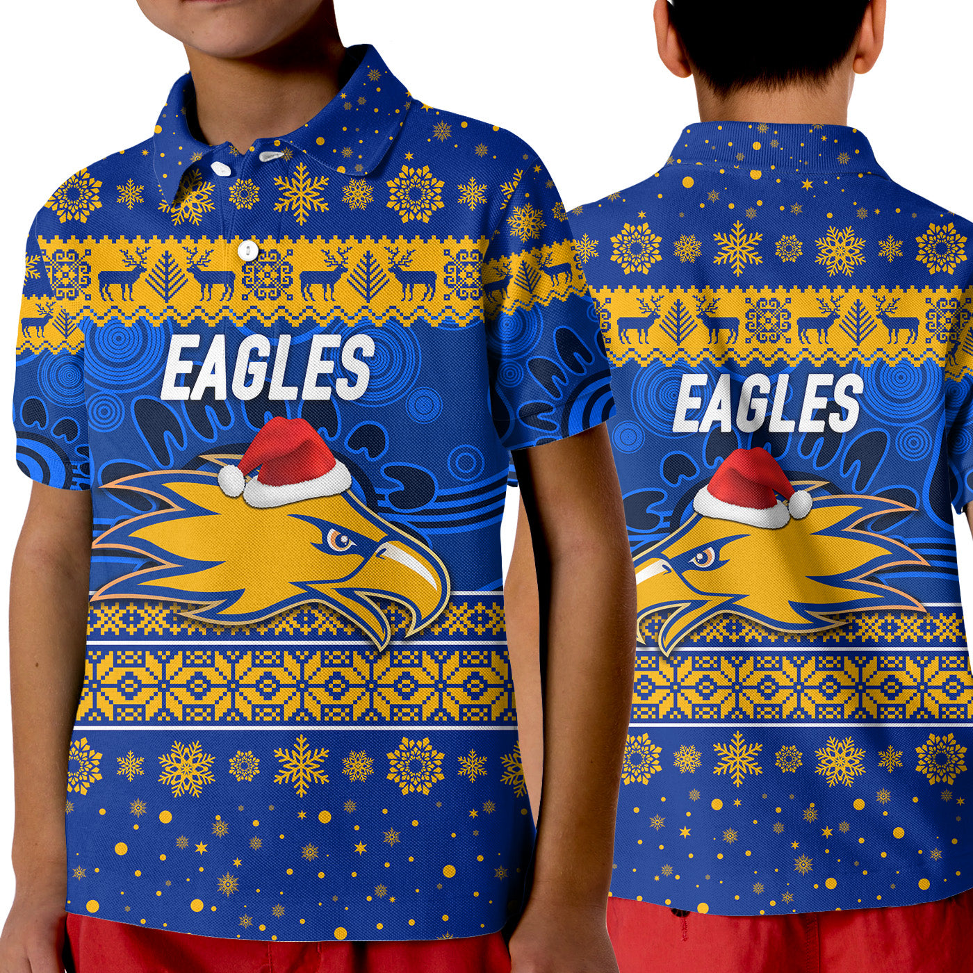 west-coast-eagles-polo-shirt-kid-christmas-simple-style-blue