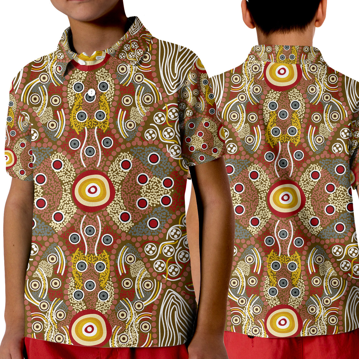aboriginal-art-dot-vibes-polo-shirt-kid-indigenous-no-2