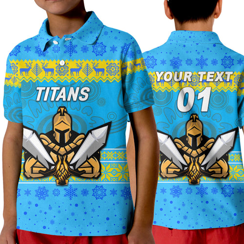 custom-personalised-gold-coast-titans-polo-shirt-kid-christmas-simple-style