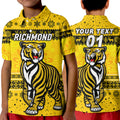 custom-personalised-richmond-tigers-polo-shirt-kid-christmas-simple-style-yellow