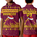 custom-personalised-brisbane-broncos-polo-shirt-kid-christmas-simple-style