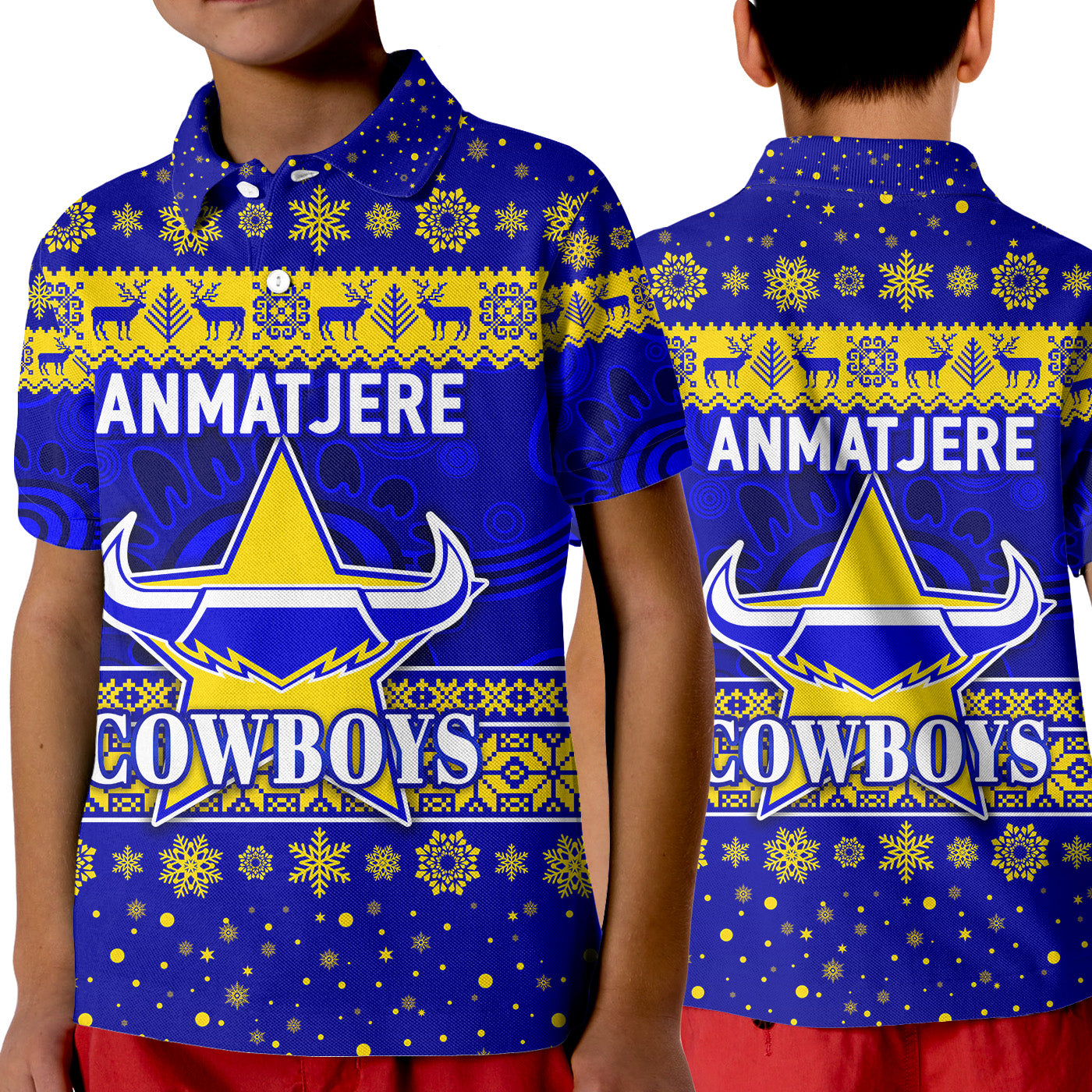 anmatjere-cowboys-football-club-polo-shirt-kid-christmas-simple-style