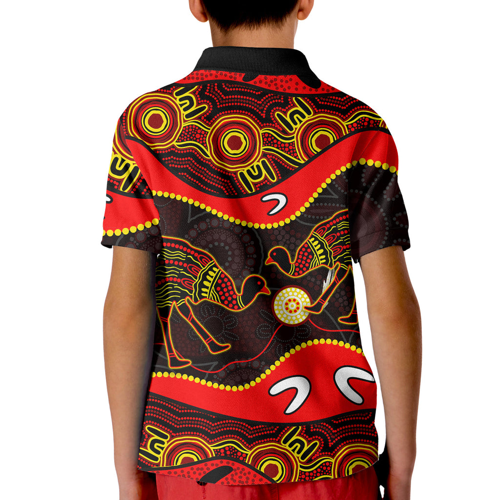 emu-aboriginal-polo-shirt-kid-style-no-2