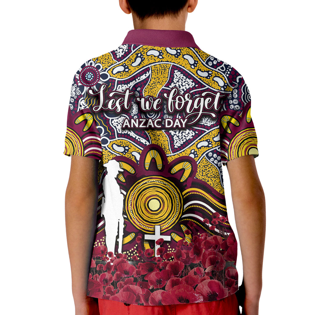 brisbane-broncos-polo-shirt-kid-anzac-day-poppy-flowers-with-aboriginal