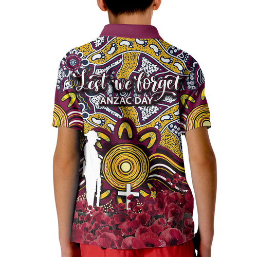 brisbane-broncos-polo-shirt-kid-anzac-day-poppy-flowers-with-aboriginal
