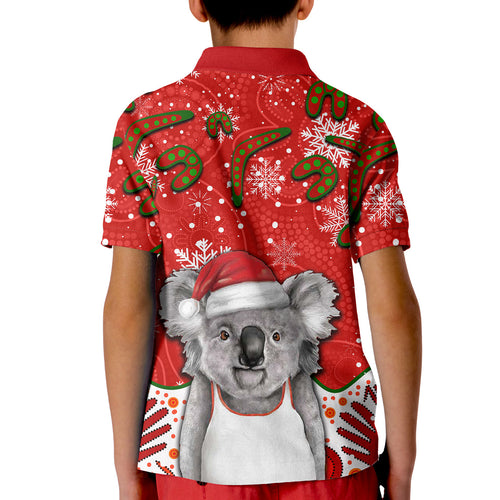 australia-koala-polo-shirt-kid-christmas-mix-aboriginal