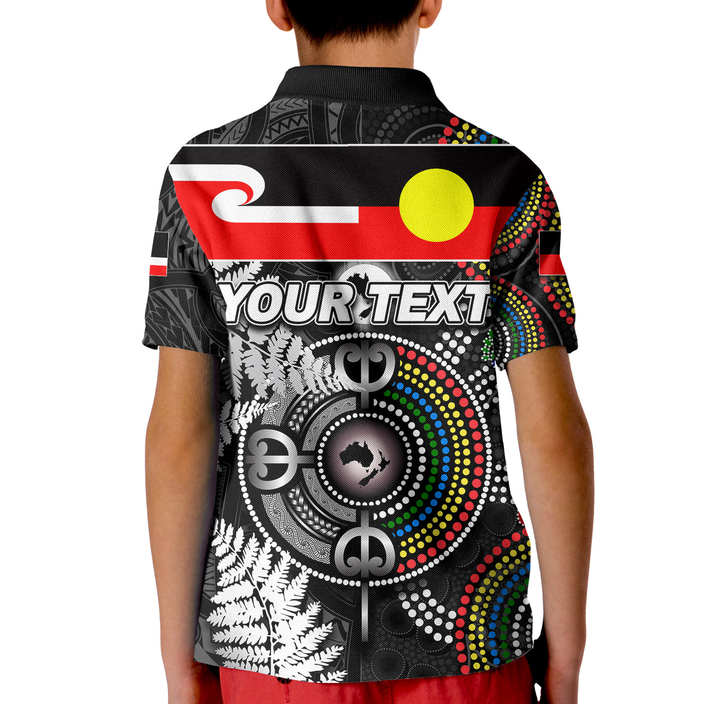 custom-personalisedaboriginal-and-maori-polo-shirt-kid-culture-style