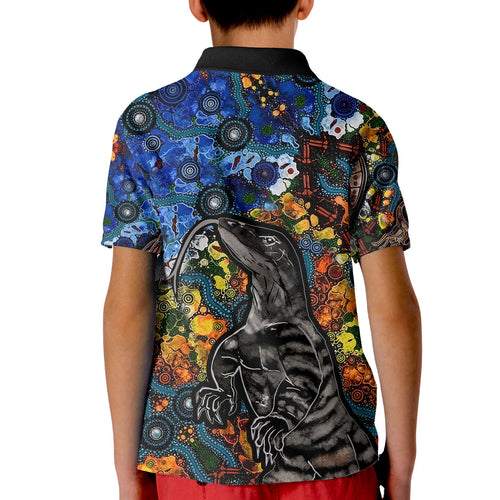 Aboriginal Tribal Polo Shirt KID LT6