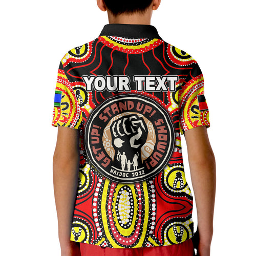 custom-personalisednaidoc-week-2022-polo-shirt-kid-dot-aboriginal-no-2