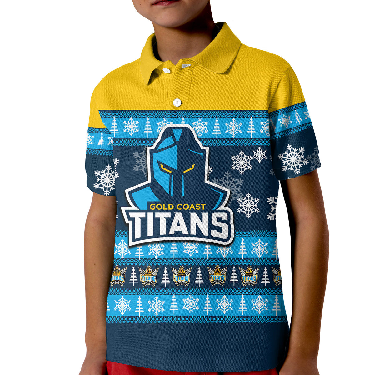 gold-coast-titans-polo-shirt-kid-christmas-2021